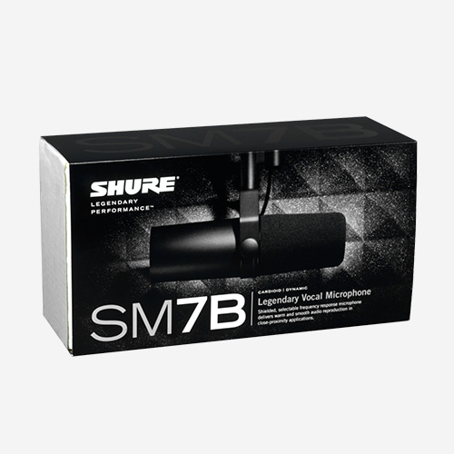 SHURE SM7B / 슈어 스튜디오 녹음 다이나믹 홈레코딩 마이크