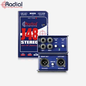 RADIAL J48 Stereo | 레디얼 스테레오 액티브 D.I 다이렉트 박스