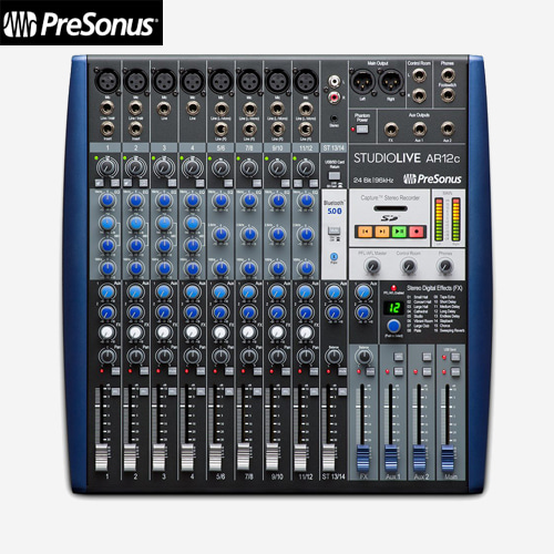 PreSonus StudioLive AR12C | 프리소너스 14채널 아날로그 하이브리드 믹서