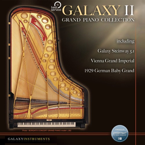 Best Service Galaxy II Pianos / 3개의 그랜드 피아노 컬렉션 / 정품 / 가상악기
