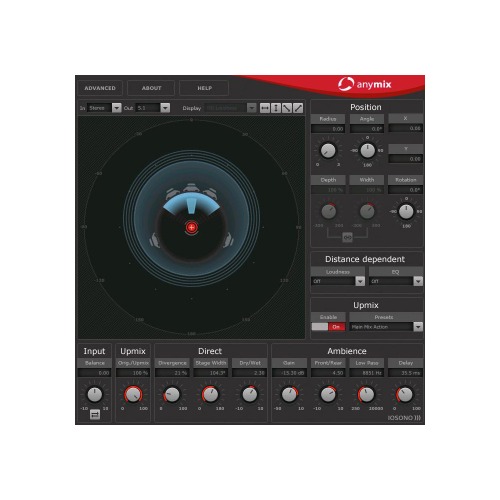 IOSONO Anymix Pro /  VST / RTAS / AAX 서라운드 믹싱 플러그인 / 정품 / 플러그인