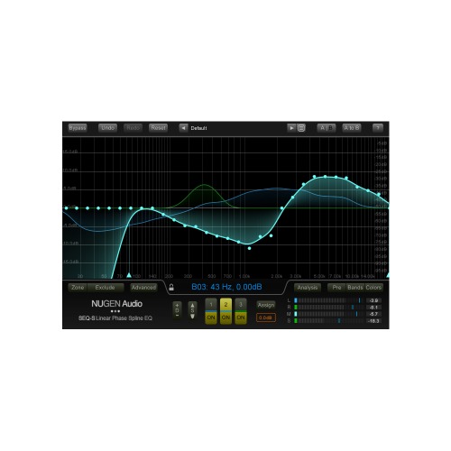 NUGEN Audio SEQ-ST / 리니어 방식의 phase spline &#039;match&#039; EQ / 정품