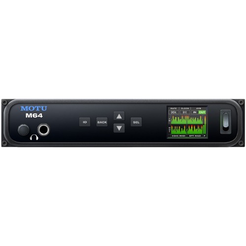 MOTU M64 / 128-in/128 out, MADI / USB / AVB-TSN Ethernet 오디오 인터페이스 / 정품 / 인터페이스