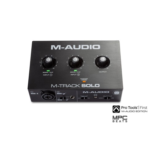 M-Audio M-Track Solo USB Audio Interface / 인풋 가진 48kHz, 2채널 USB 오디오 인터페이스/ 엠오디오 / 정품 / 미디