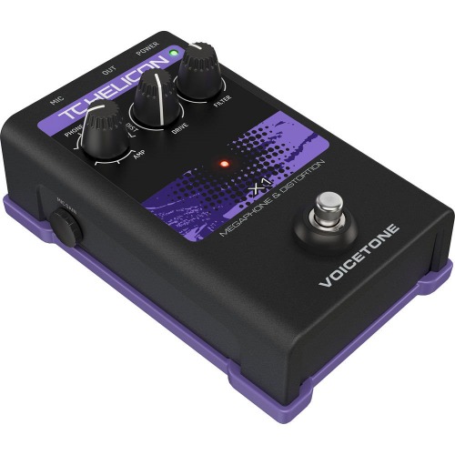 TC Helicon VOICETONE X1 보컬 이펙터 / Megaphone and Distortion Pedal for Vocalists on Stage / 정품