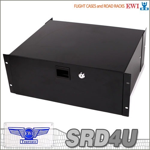 EWI SRD-4U / SRD4U / 2중 시건 장치 슬라이딩방식의 랙서랍 / 4U / EWI정품 / 대리점