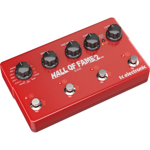 TC Electronic Hall Of Fame 2 X 4 Reverb Pedal / electric guitars and line-level signals alike / 정품
